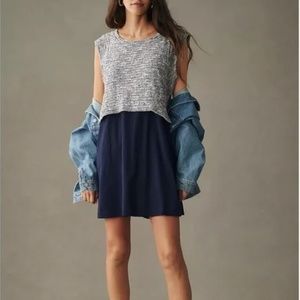 Anthropologie - Daily Practice Twofer Mini Dress